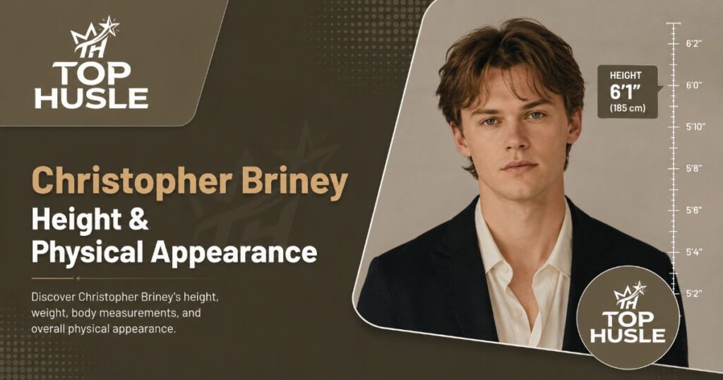 Christopher Briney Height & Physical Appearance